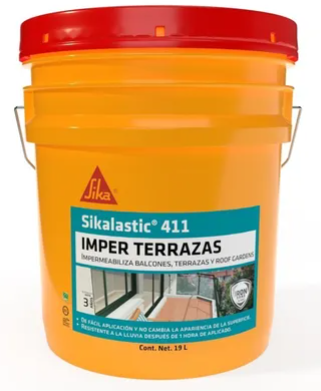 Sikalastik-411 MX Imper terrazas Cubeta (19 L) Cub. 19,0 l 
