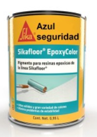 Sikafloor EpoxyColor Azul Seguridad Lata 0.25 Galon Lata 0.25 gal