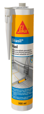 [162600] Sikasil Pool Color Transparente Cartucho 300 ml 