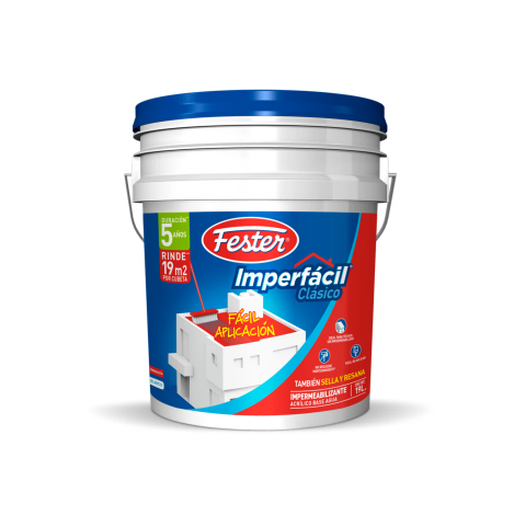 [2503488] FESTER IMPERFACIL CLASICO 3 AÑOS ROJO, Bote 4 l