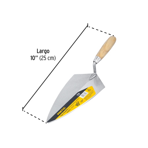 [21054-CT-10P] Cuchara para albañil 10' tipo Filadelfia, PRETUL, 